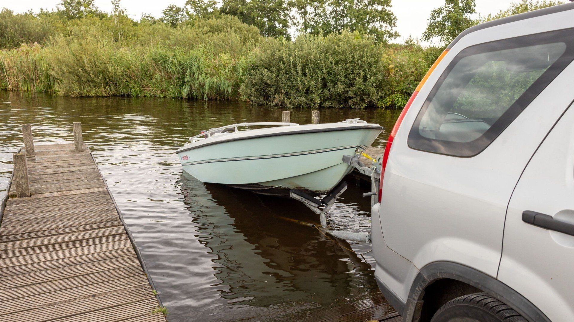 Jachthaven bij leekstermeer