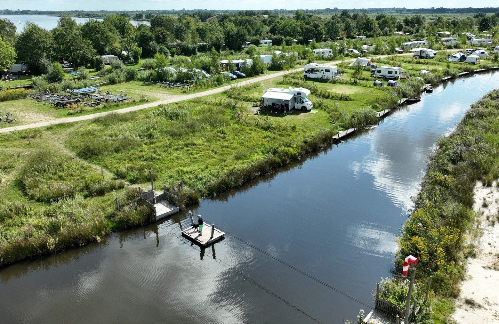 Kamperen aan het water